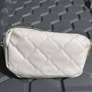 Elegant White Quilted Women's Bag